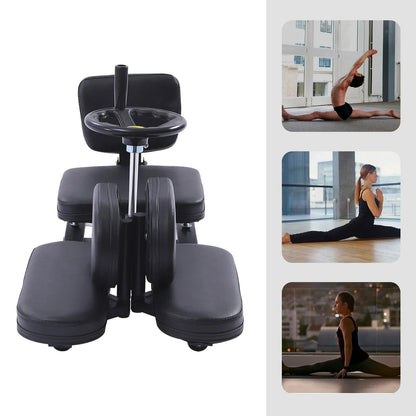 3 Bar Leg Stretching Machine Heavy Duty Flexibility Trainer 1.6 m for Ballet Yoga & Home Fitness