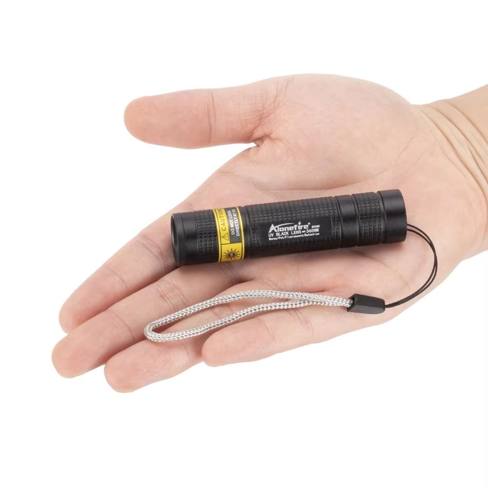 USB Rechargeable UV Flashlight 365nm  Mini Blacklight Detector For Pet Stains Nail Curing  Money Ve 4