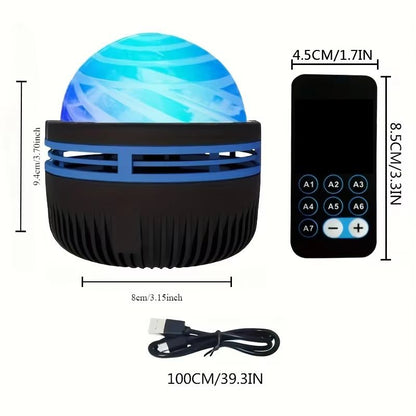 Aurora Borealis Starry Sky Projector  LED Night Light With Remote Control  7 Stunning Lighting Effe 4