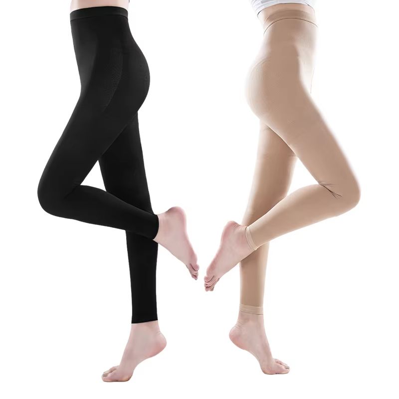 2030mmHg Womens Compression Pantyhose  Footless Medical Stockings For Varicose Veins  Graduated Sup 5