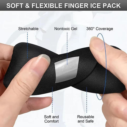 Finger Ice Sleeves  4PCS Hot  Cold Compression Gel Packs For Finger Thumb Or Toe Pain Relief And Ar 1