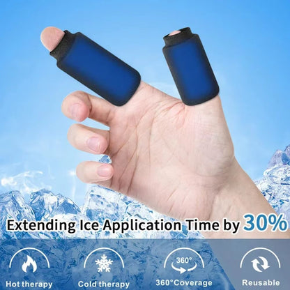 Finger Ice Sleeves  4PCS Hot  Cold Compression Gel Packs For Finger Thumb Or Toe Pain Relief And Ar 2