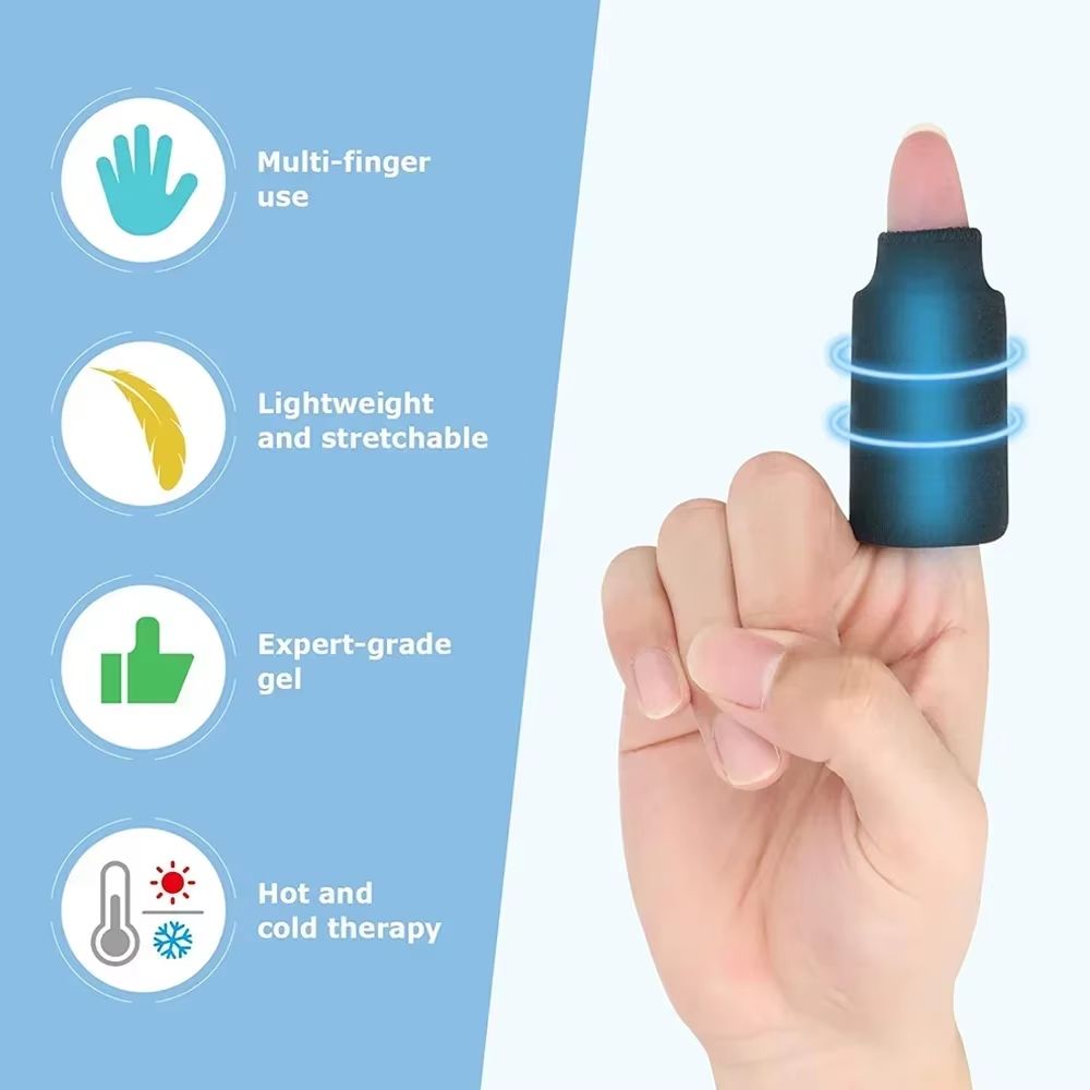 Finger Ice Sleeves  4PCS Hot  Cold Compression Gel Packs For Finger Thumb Or Toe Pain Relief And Ar 4