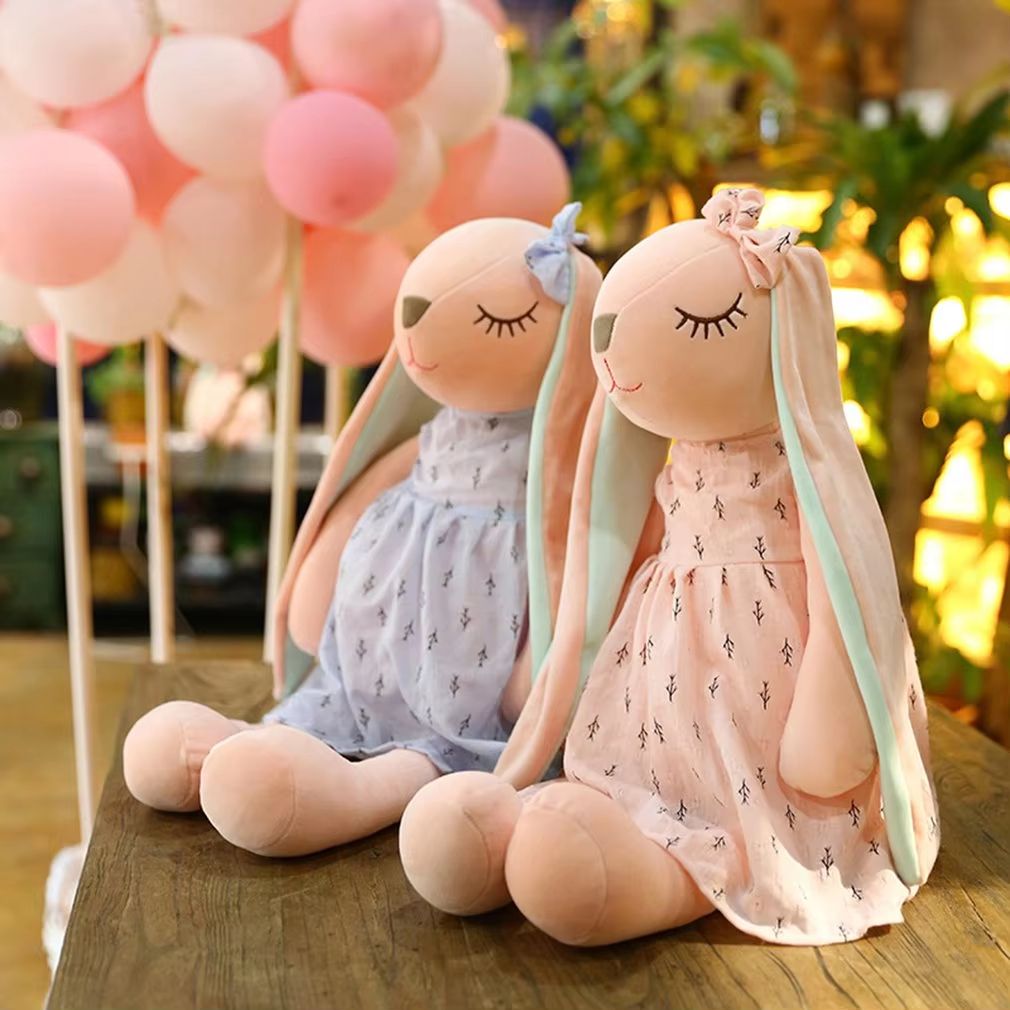 35CM Cute Bunny Plush Doll – Soft Stuffed Animal Toy for Kids, Toddlers & Baby Nursery