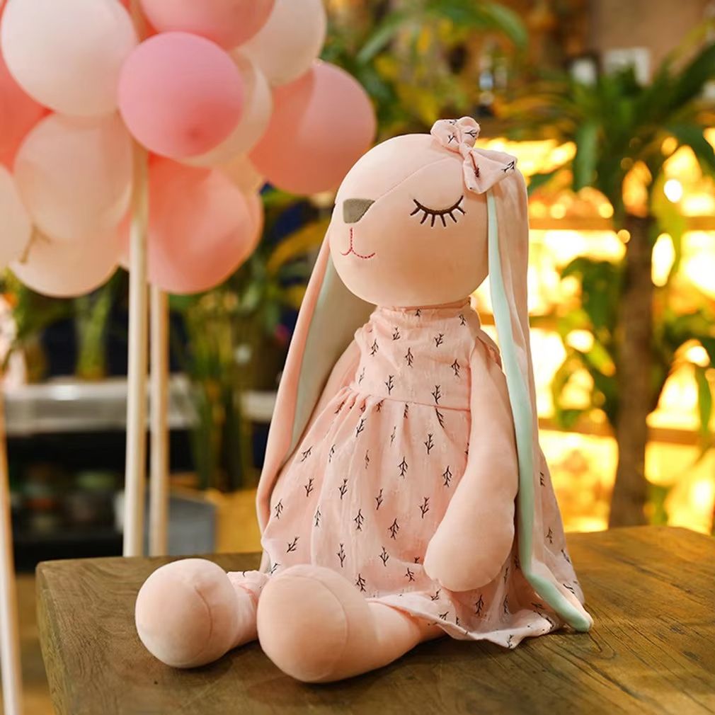 35CM Cute Bunny Plush Doll  Soft Stuffed Animal Toy For Kids Toddlers  Baby Nursery 1