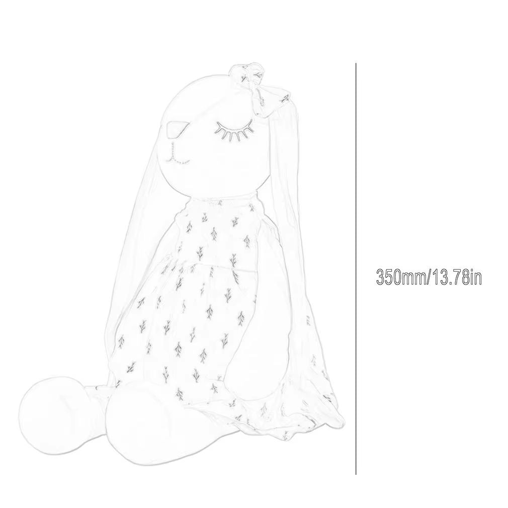 35CM Cute Bunny Plush Doll  Soft Stuffed Animal Toy For Kids Toddlers  Baby Nursery 3