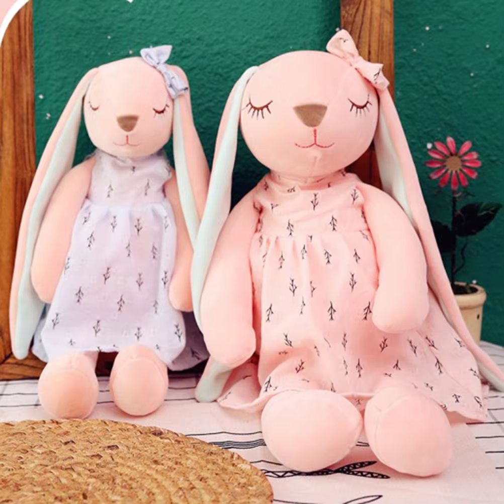 35CM Cute Bunny Plush Doll  Soft Stuffed Animal Toy For Kids Toddlers  Baby Nursery 5