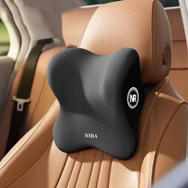 ErgoCruise Memory Foam Car Headrest  Lumbar Support Cushion Set 5