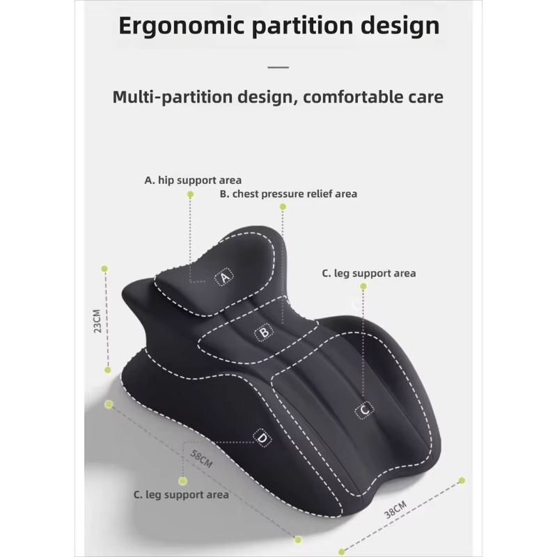 MultiFunctional Lying Pillow  Comfortable Prone Pillow For Relaxation Reading  Napping 4