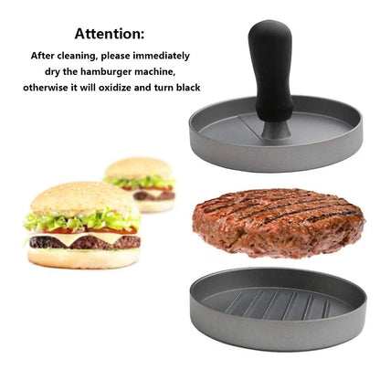 Professional Hamburger Patty Maker,Aluminum Burger Press Tool for Perfectly Shaped Patties,Ideal for BBQ Grill & Kitchen