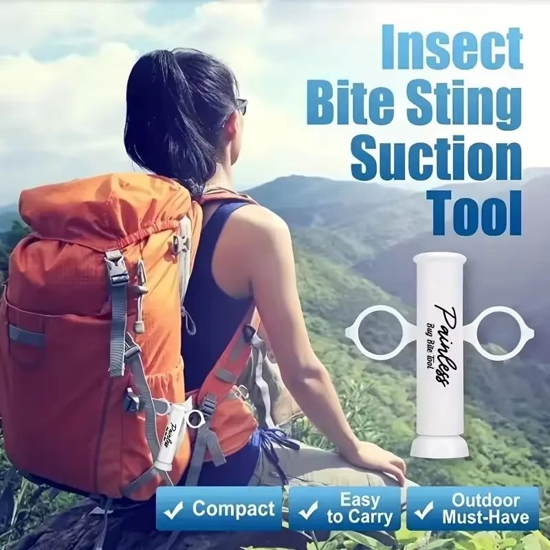 Outdoor Venom Extractor  Emergency Mosquito Bite Suction Tool  Insect Poison Remover Kit 1