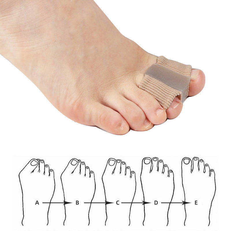 Bunion Corrector Gel Insole, Toe Separator Silicone, Orthopedics Pedicure Tool, Toe Bone Aid