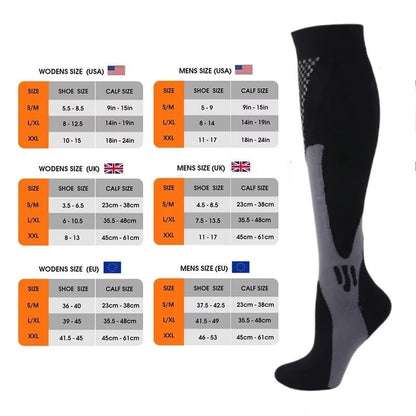 Medical Compression Socks 30 MmHg  3 Pair Pack For Varicose Veins Edema Diabetes  Sports Recovery 1