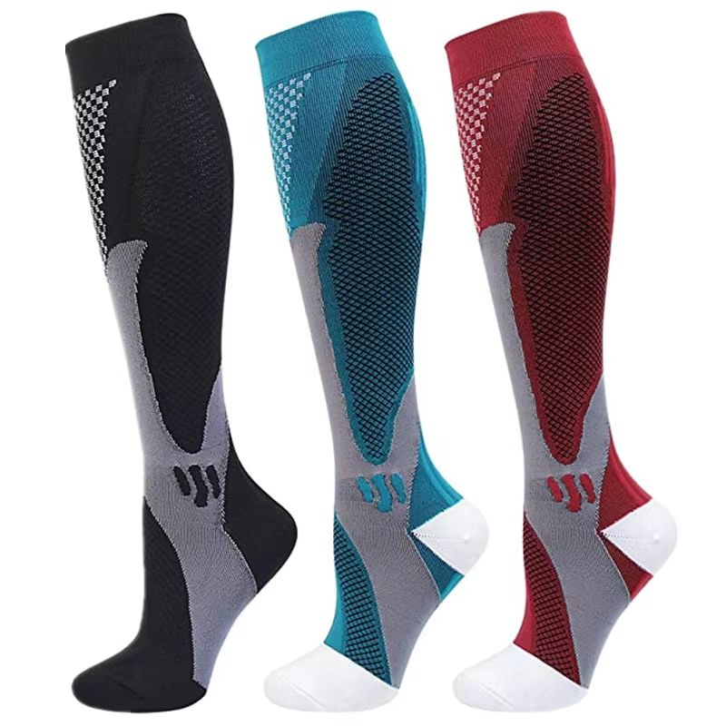 Medical Compression Socks 30 MmHg  3 Pair Pack For Varicose Veins Edema Diabetes  Sports Recovery 16