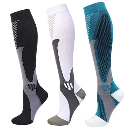 Medical Compression Socks 30 MmHg  3 Pair Pack For Varicose Veins Edema Diabetes  Sports Recovery 17