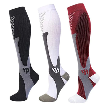 Medical Compression Socks 30 MmHg  3 Pair Pack For Varicose Veins Edema Diabetes  Sports Recovery 19