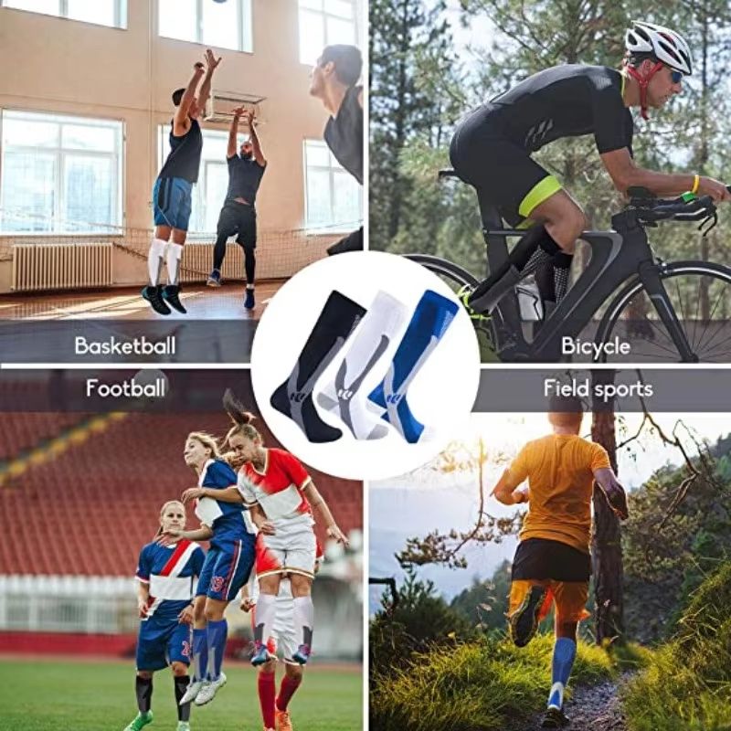 Medical Compression Socks 30 MmHg  3 Pair Pack For Varicose Veins Edema Diabetes  Sports Recovery 5