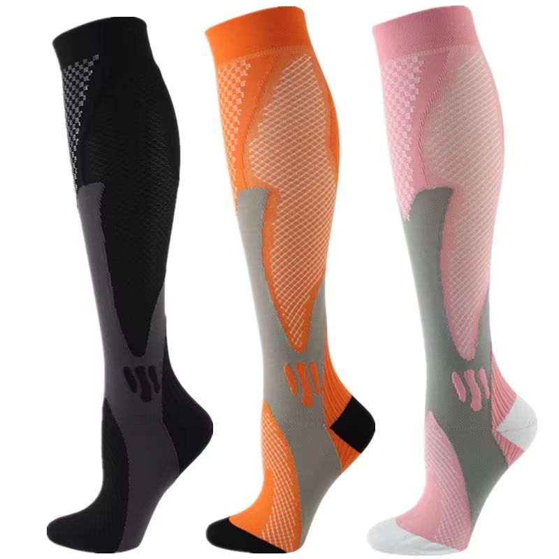 Medical Compression Socks 30 MmHg  3 Pair Pack For Varicose Veins Edema Diabetes  Sports Recovery 25