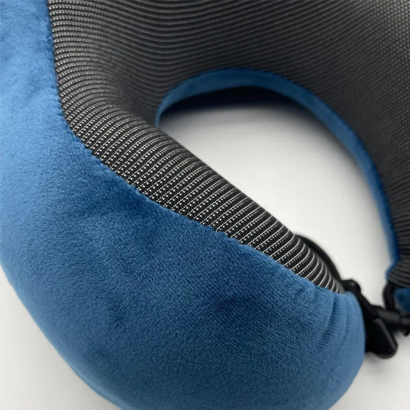 Soft Travel U Shaped Neck Pillow, Memory Foam Massage Pillow, Airplane Cervical Healthcare Bedding