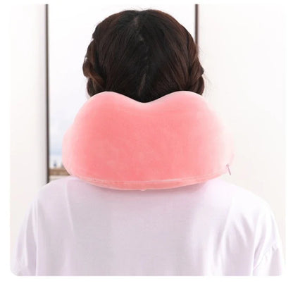 Soft Travel U Shaped Neck Pillow, Memory Foam Massage Pillow, Airplane Cervical Healthcare Bedding