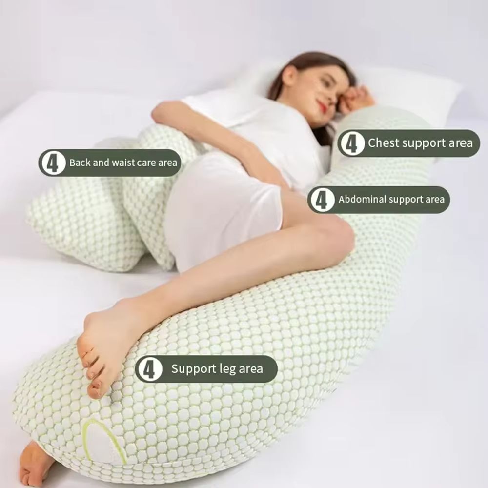 Multifunctional Pregnancy Pillow  Full Body Maternity Sleeping Cushion  Nursing Support For Moms 2