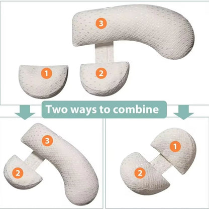Multifunctional Pregnancy Pillow  Full Body Maternity Sleeping Cushion  Nursing Support For Moms 4
