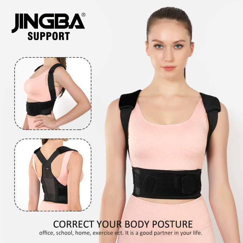 Men Women Posture Corrector, Fully Adjustable Back Brace with Upper Spine Support