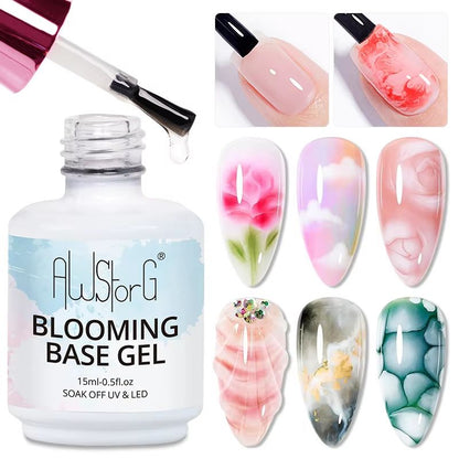 15ml Nail Blooming Gel – Easy Blossom Effect Functional Gel for Creative Nail Art & Salon-Quality Designs