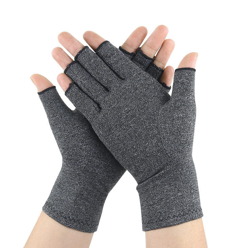 Relieve Hand Discomfort Pair, Fingerless Compression Gloves