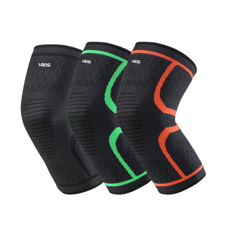1 Pc Compression Breathable Knee Support Sleeve, Elastic for Cycling Running Basketball