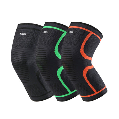 1 Pc Compression Breathable Knee Support Sleeve, Elastic for Cycling Running Basketball
