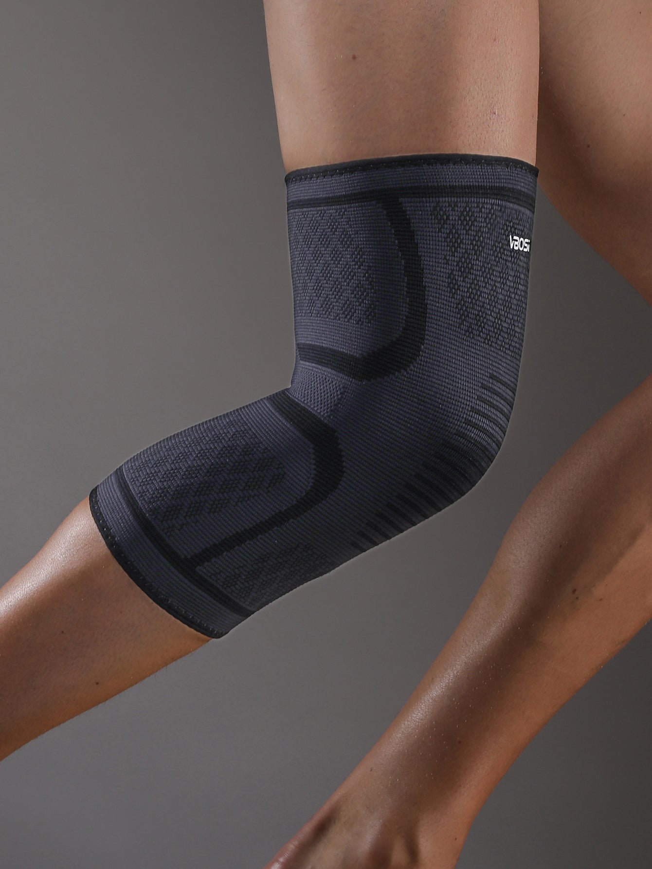 1 Pc Compression Breathable Knee Support Sleeve, Elastic for Cycling Running Basketball