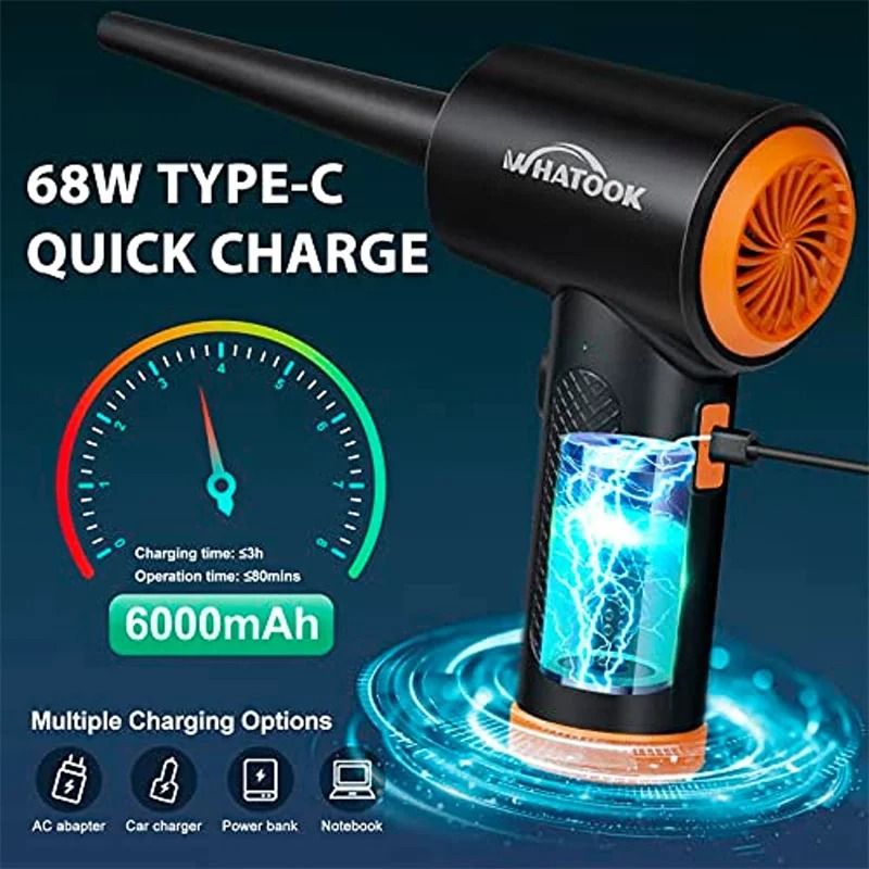 Cordless 3 Speed Air Duster 60000 RPM 5