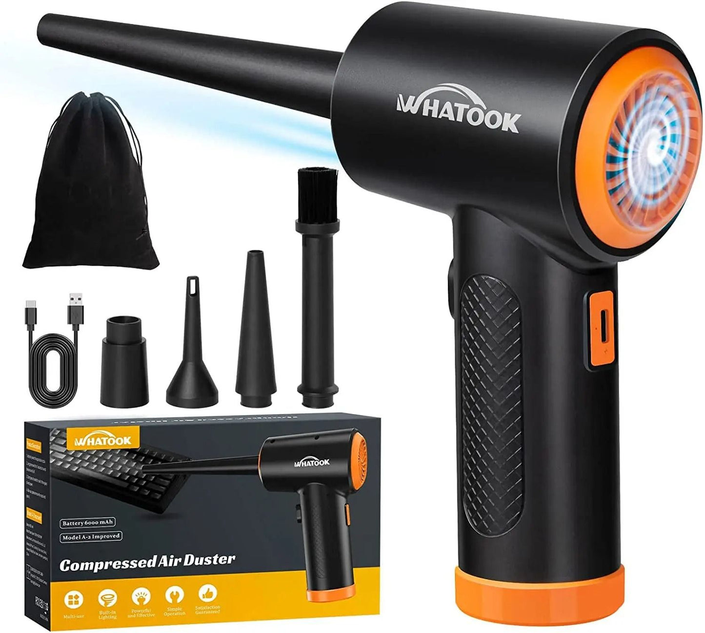 Cordless 3 Speed Air Duster 60000 RPM 7