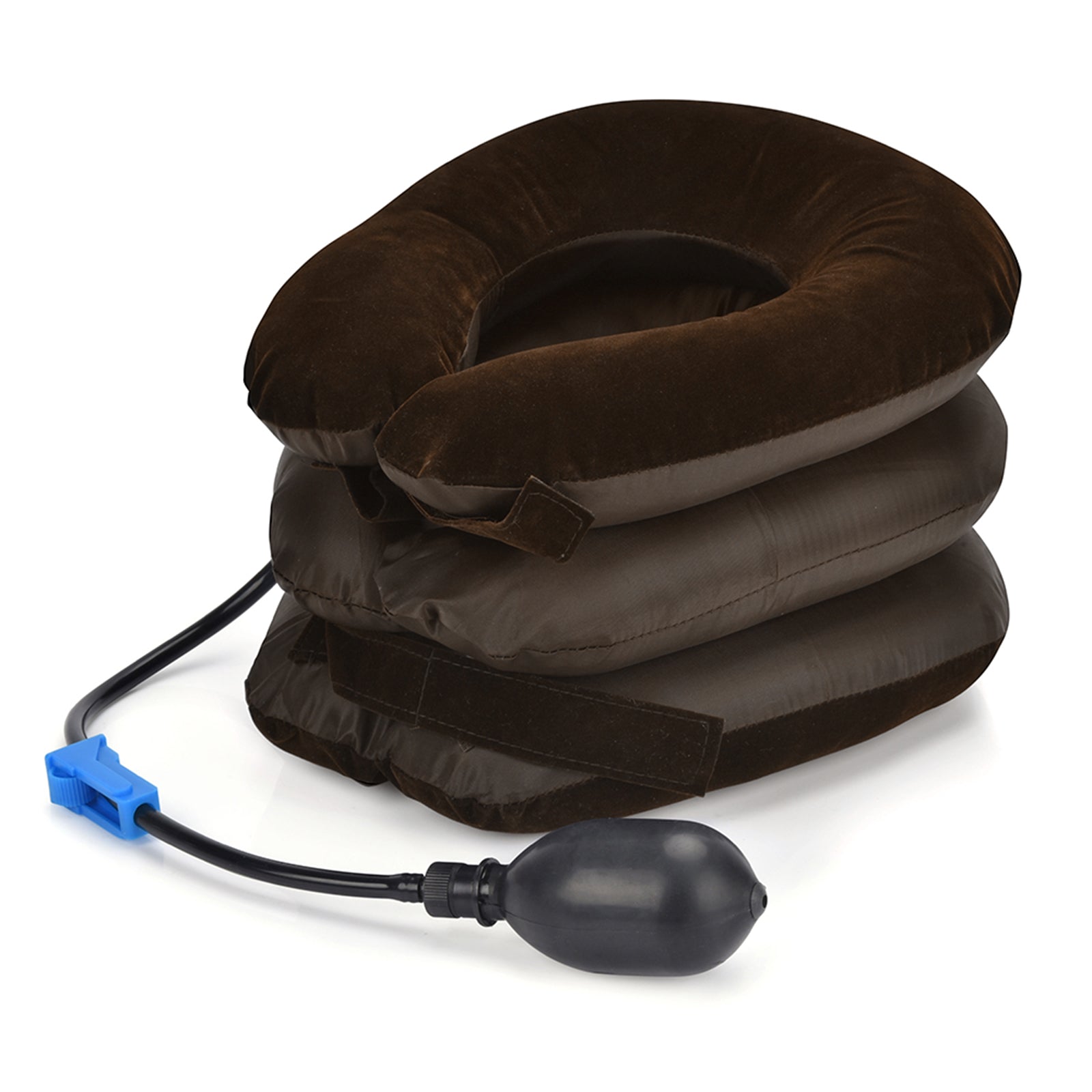 Orthopedic Inflatable Neck Collar, Posture Correct Cervical Vertebra Ontlaster, Shoulder Headache Pain Relief Pillow