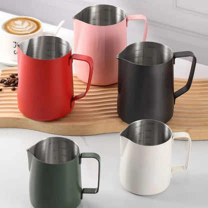 Stainless Steel Coffee Milk Frothing Pitcher 1