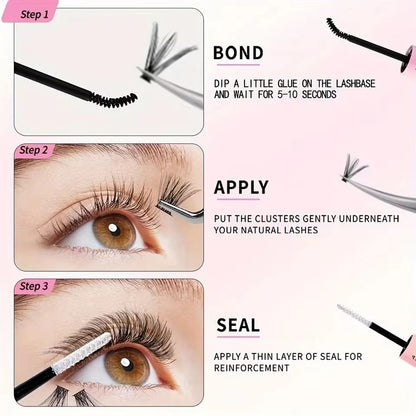 Lash Bond And Seal Kit  Super Strong Hold Eyelash Glue With Remover  Tweezers For DIY Lash Extensio 5
