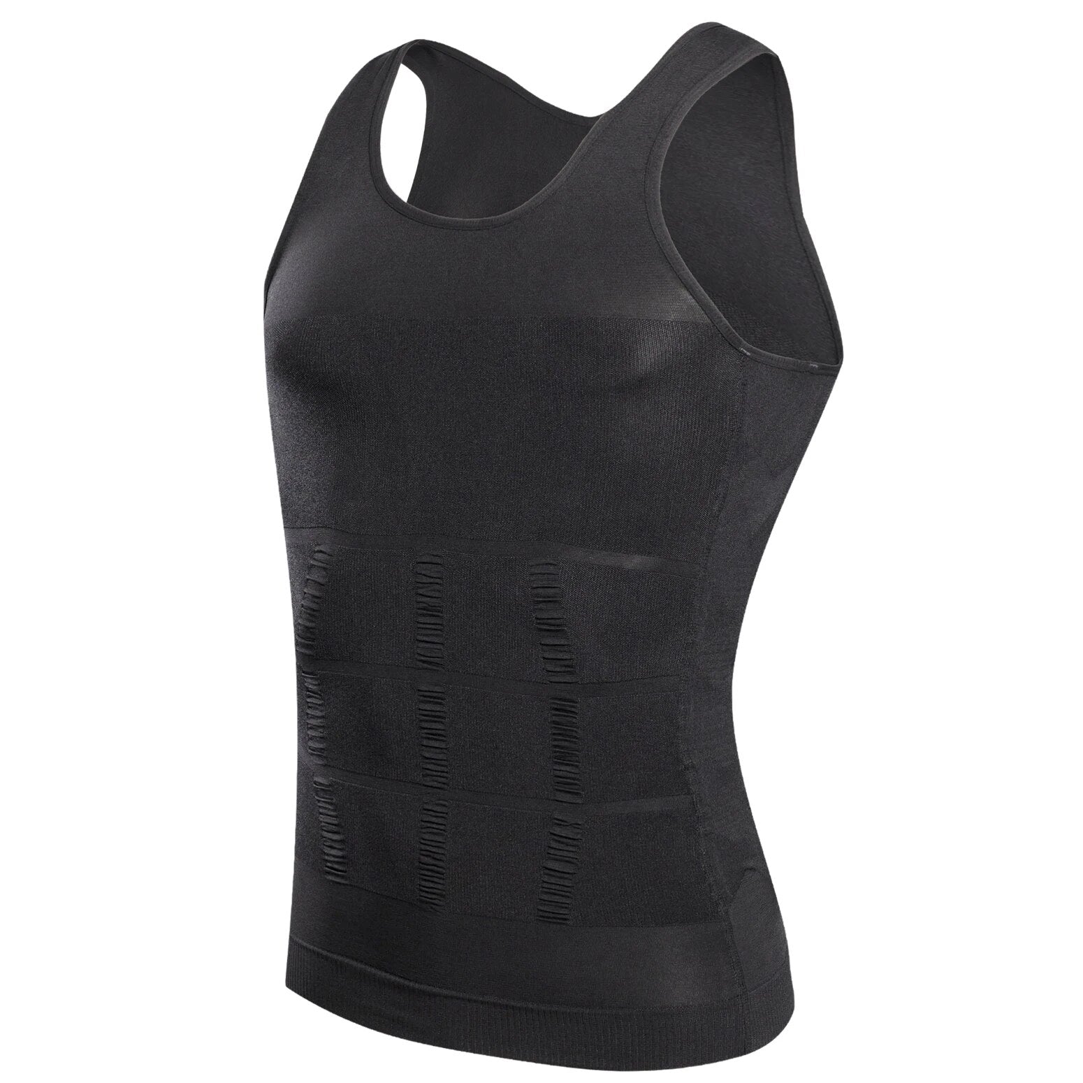 Slimming Compression Vest Men Body Shaper Waist Trainer Tank Top Seamless Undershirt Belly Control  4