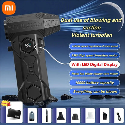 Turbo Jet Air Blower 990000RPM With Rechargeable Battery 12