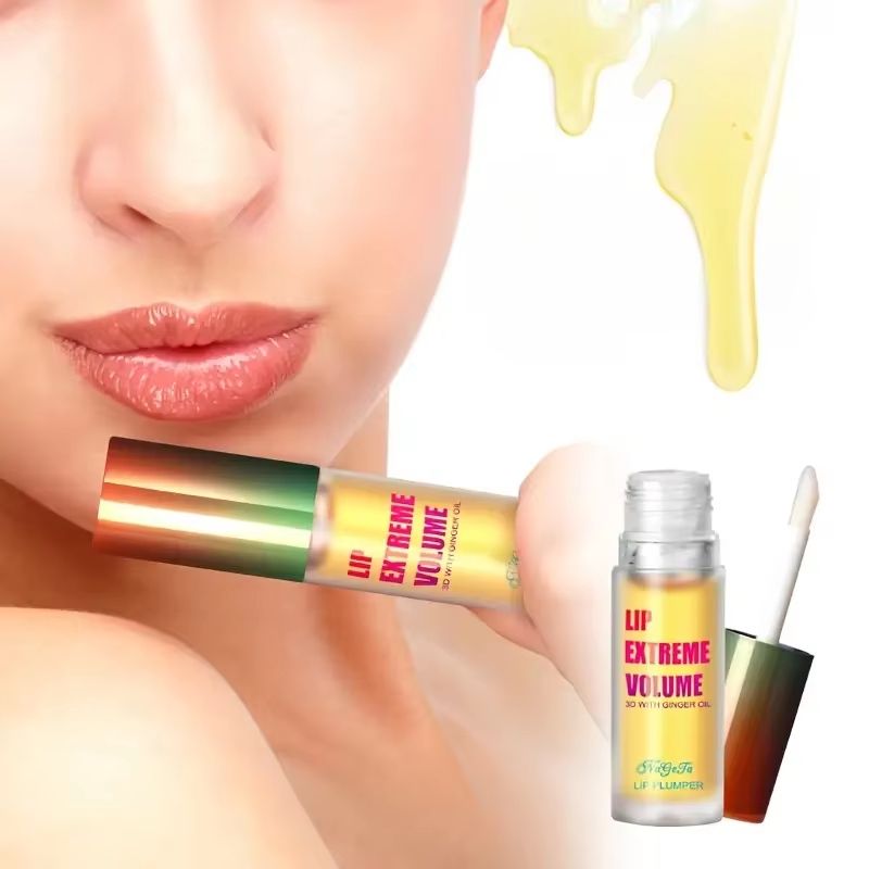 12Pcs Ginger  Mint Lip Plumper Oil  Hydrating Volumizing Serum For Fuller Smoother Youthful Lips 1