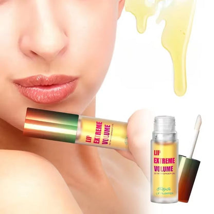 12Pcs Ginger  Mint Lip Plumper Oil  Hydrating Volumizing Serum For Fuller Smoother Youthful Lips 1