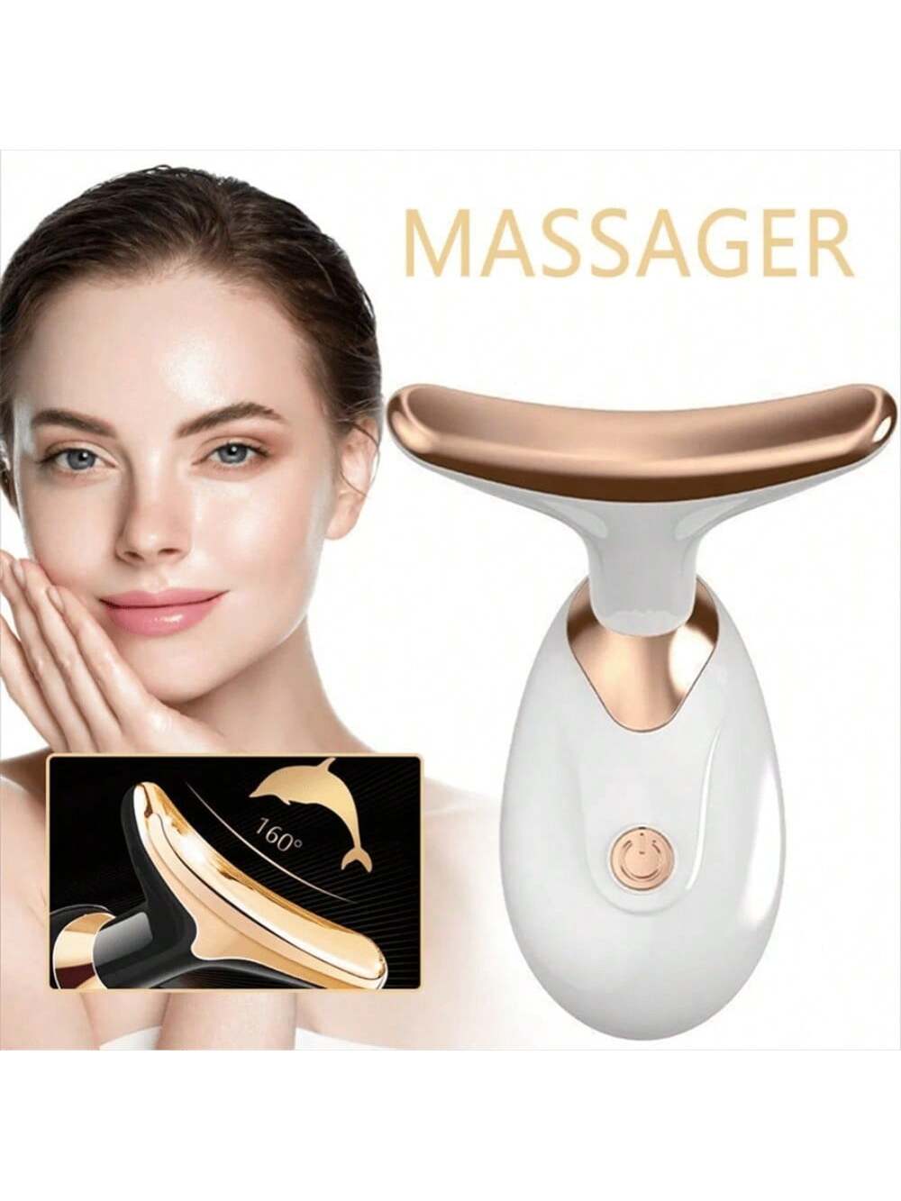 Multifunction Face Sculpting Device, Anti-Aging Anti Wrinkle Facial Massager, Neck Tightening & Firming
