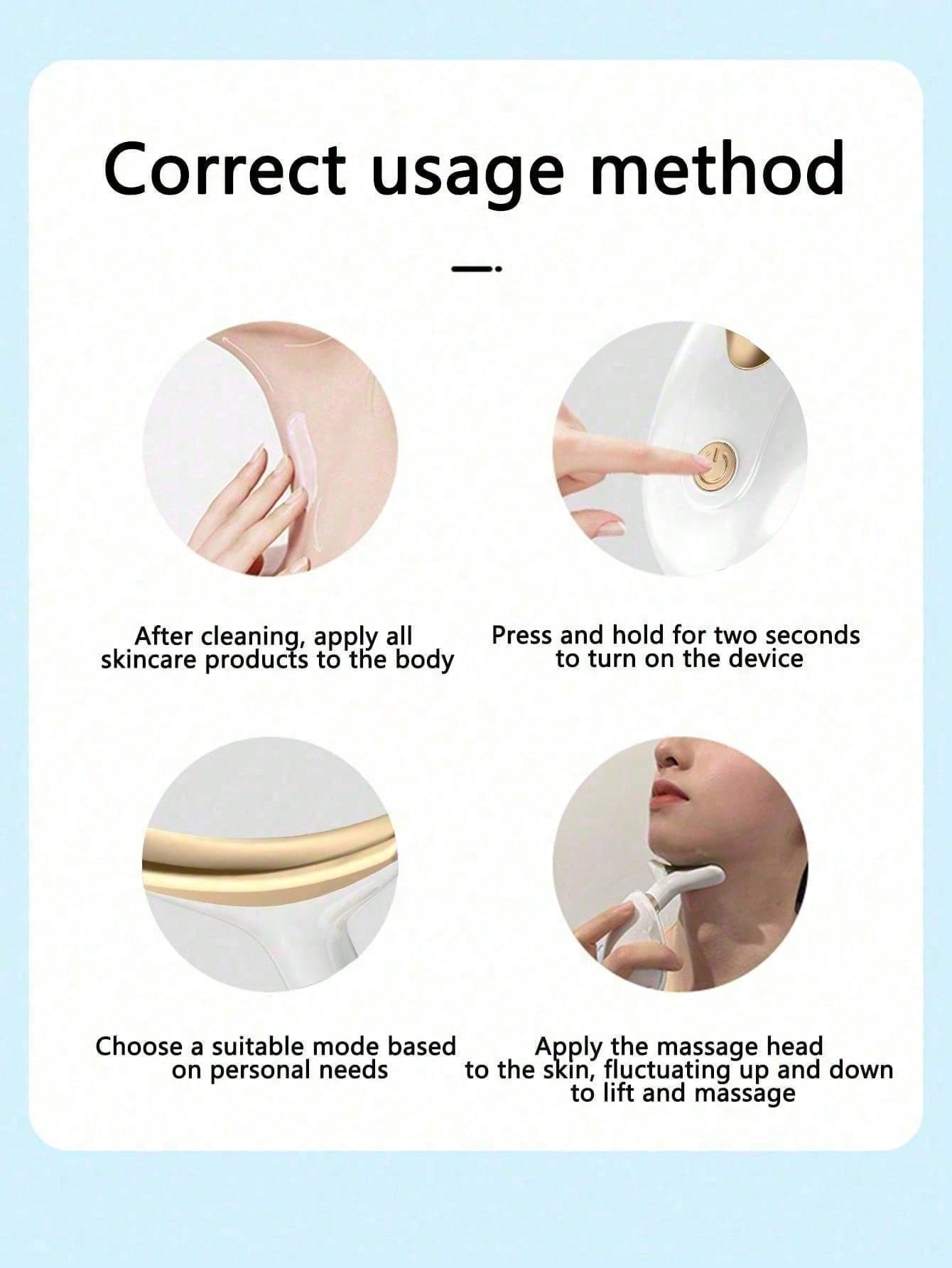Multifunction Face Sculpting Device AntiAging Anti Wrinkle Facial Massager Neck Tightening  Firming 4