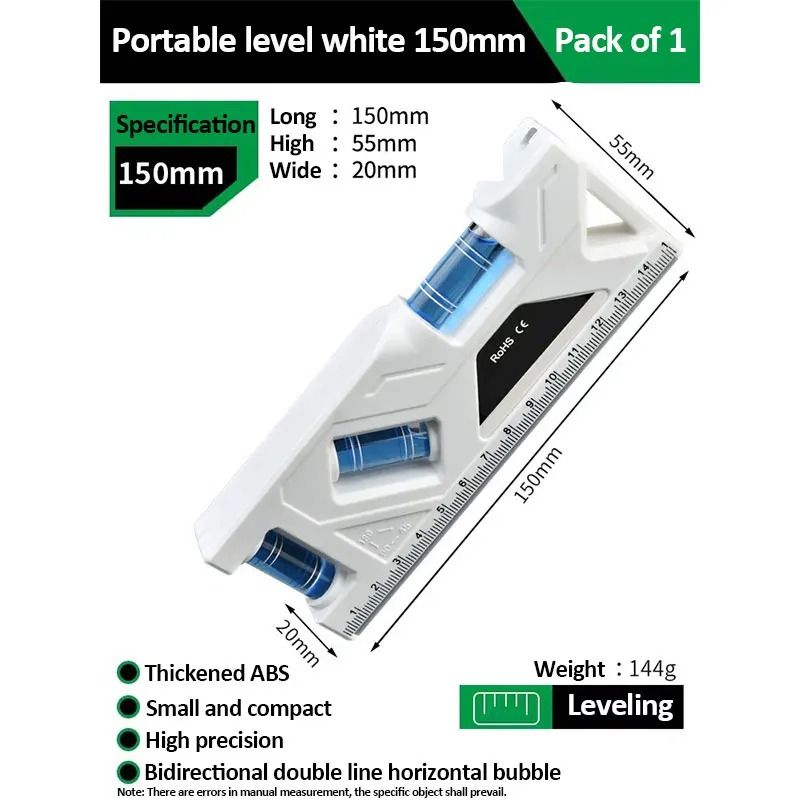 Mini Magnetic Level Gauge With Ruler And Protractor 9