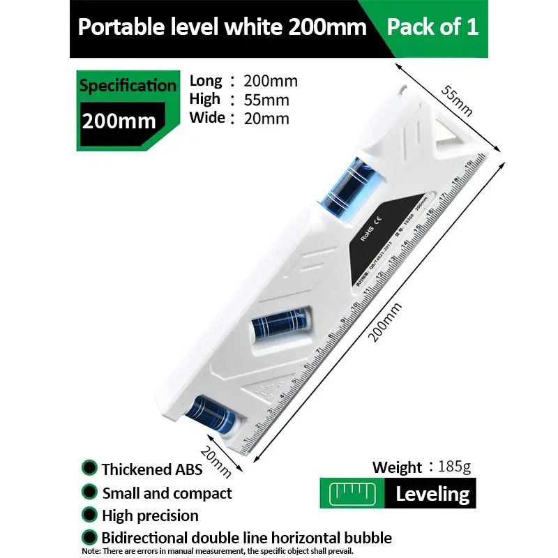 Mini Magnetic Level Gauge With Ruler And Protractor 11