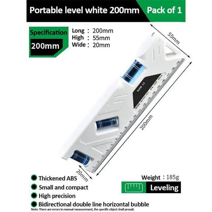 Mini Magnetic Level Gauge With Ruler And Protractor 11