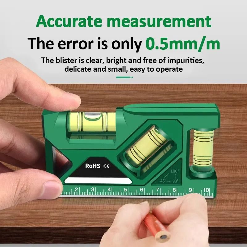 Mini Magnetic Level Gauge With Ruler And Protractor 3