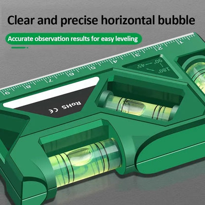 Mini Magnetic Level Gauge With Ruler And Protractor 4