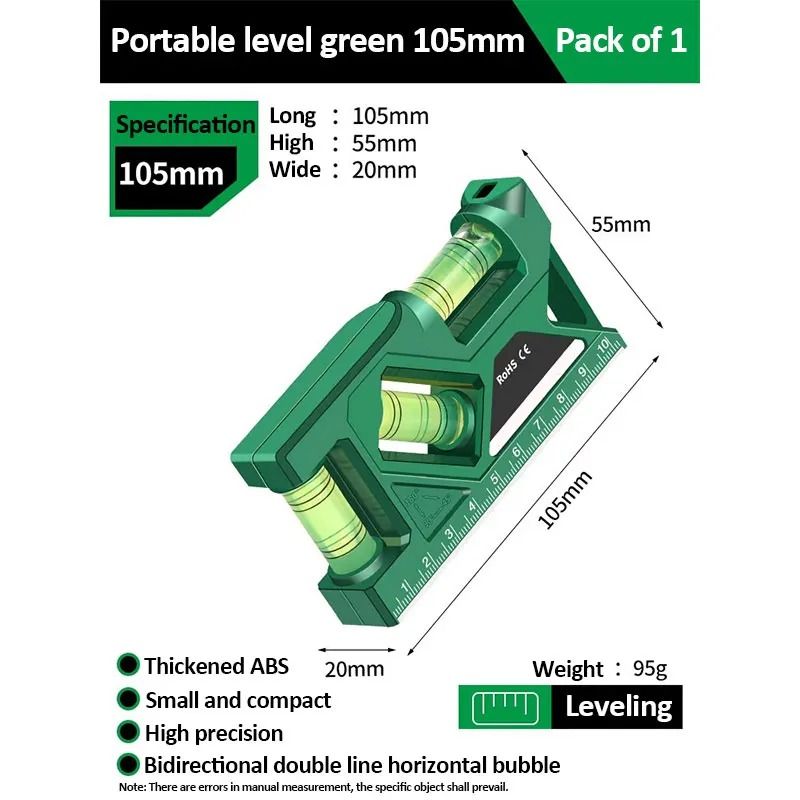 Mini Magnetic Level Gauge With Ruler And Protractor 6