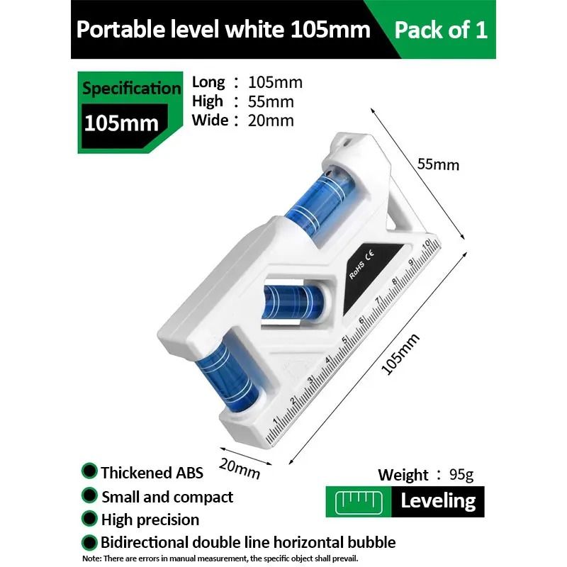 Mini Magnetic Level Gauge With Ruler And Protractor 7